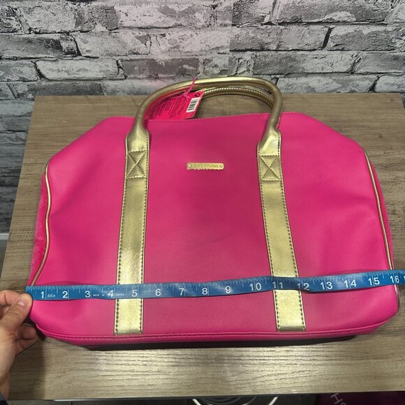 Juicy Couture Mini Duffle Pink & Gold W/Tag (Minor Scuffs) - Picture 13 of 16